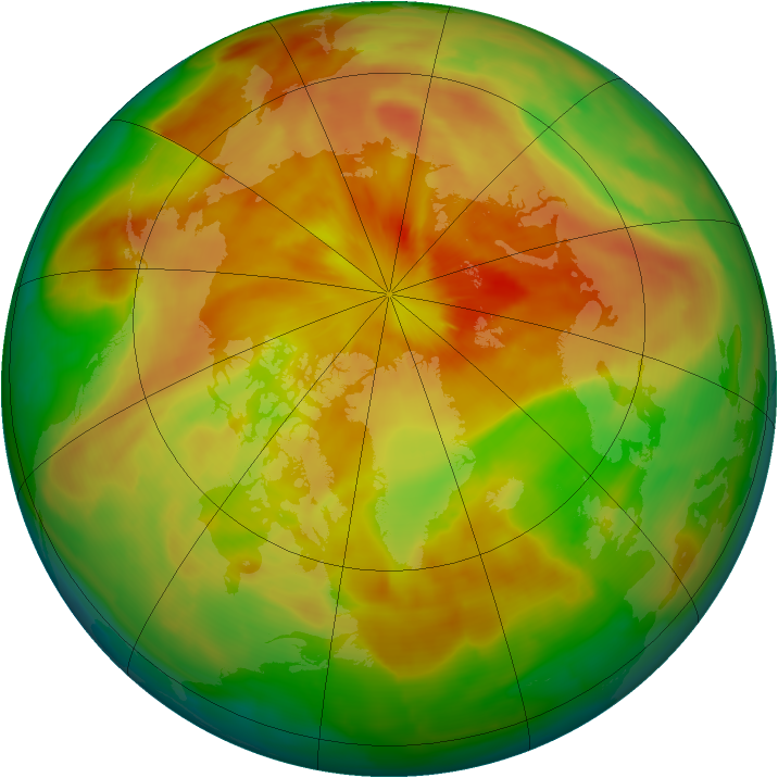 Arctic ozone map for 03 April 2009